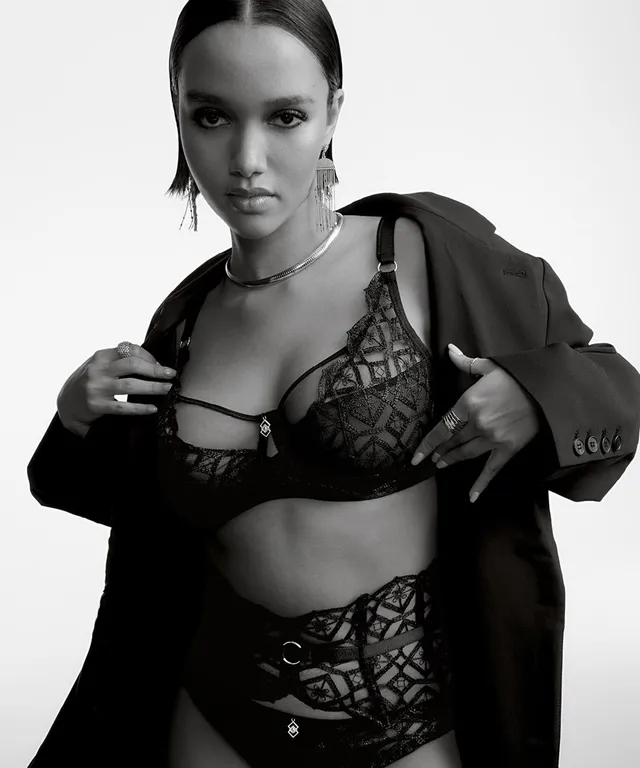 aubade-sense-of-illusion-soutien-gorge-corbeille-black image 1