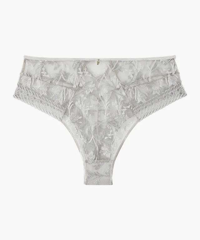 aubade-magnetic-spell-culotte-taille-haute-platinum image 1