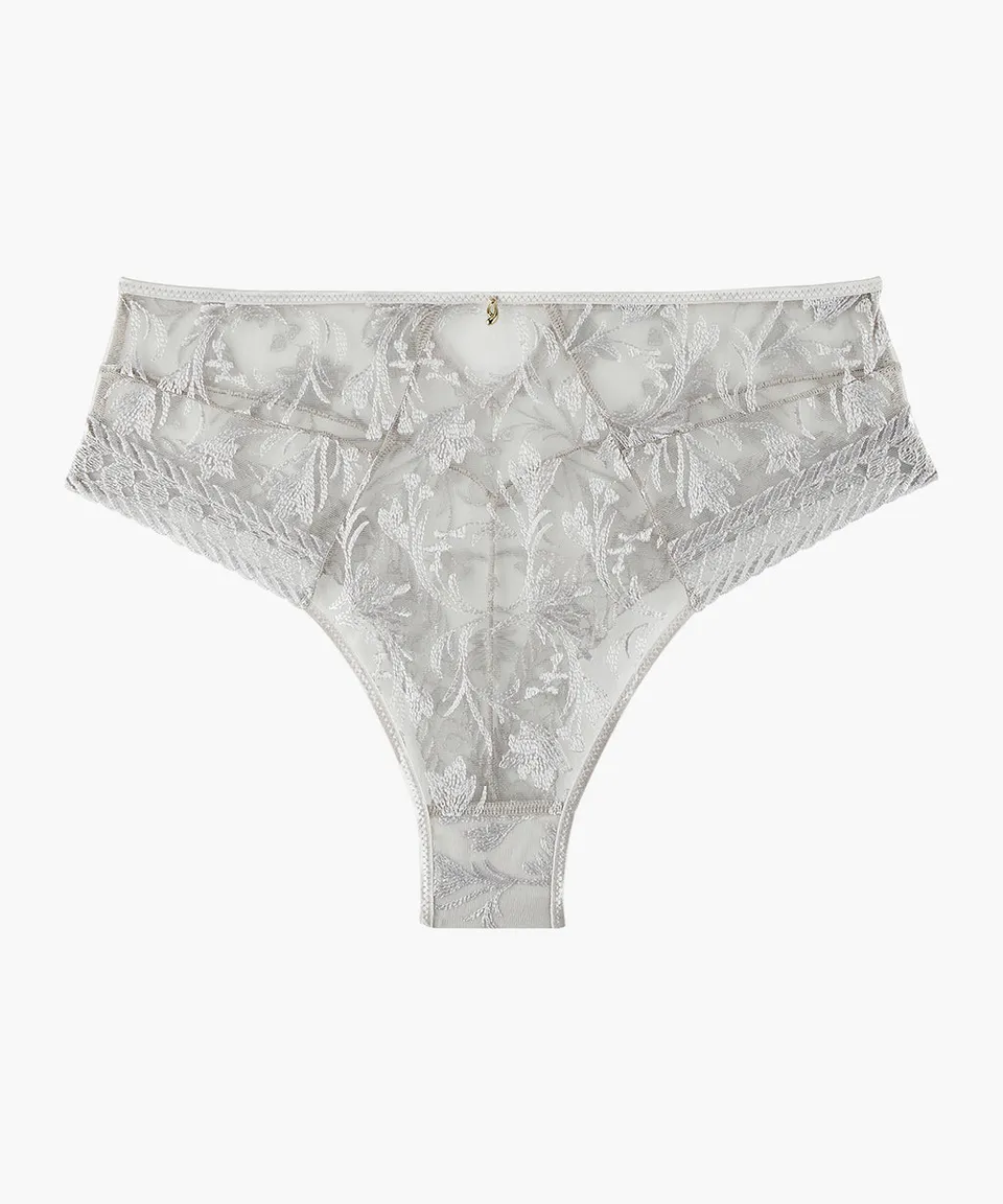 aubade-magnetic-spell-culotte-taille-haute-platinum image 1