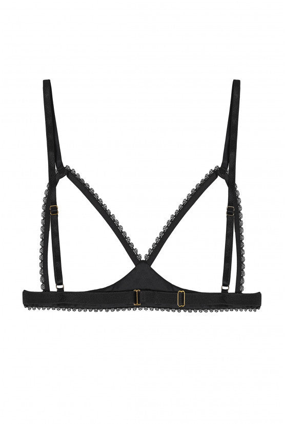 cadolle-rama-money-bra-soutien-gorge-ouvert-satin-noir image 2
