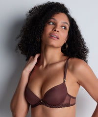 aubade-sheer-emotion-push-up-moulant-sepia image 3