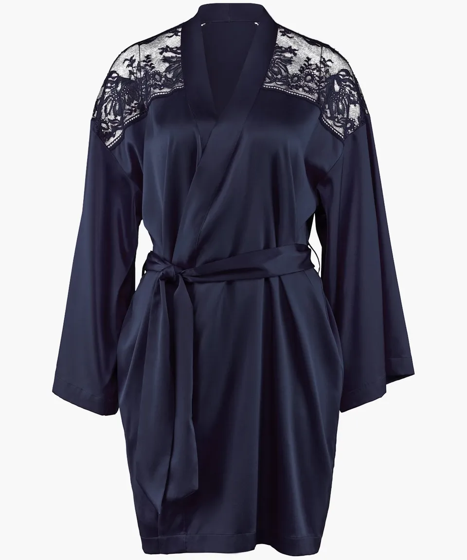 aubade-midnight-whisper-kimono-evening-blue image 1