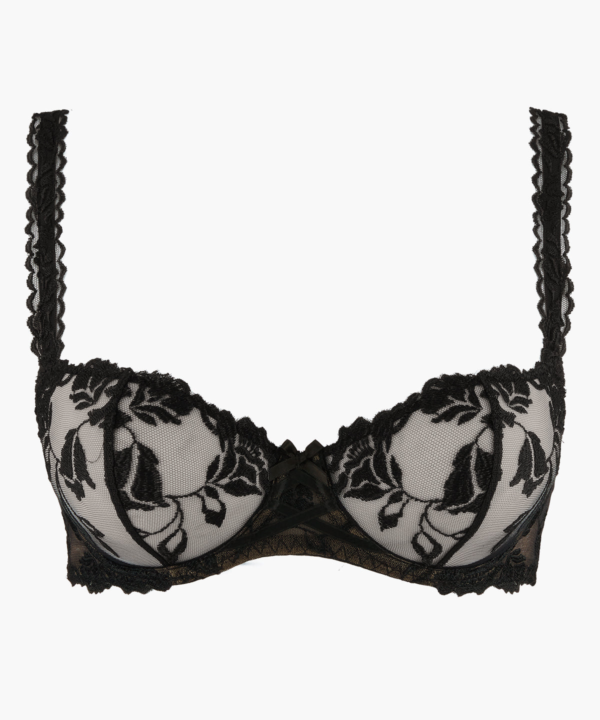 aubade-softessence-soutien-gorge-corbeille-armatures-noir image 1