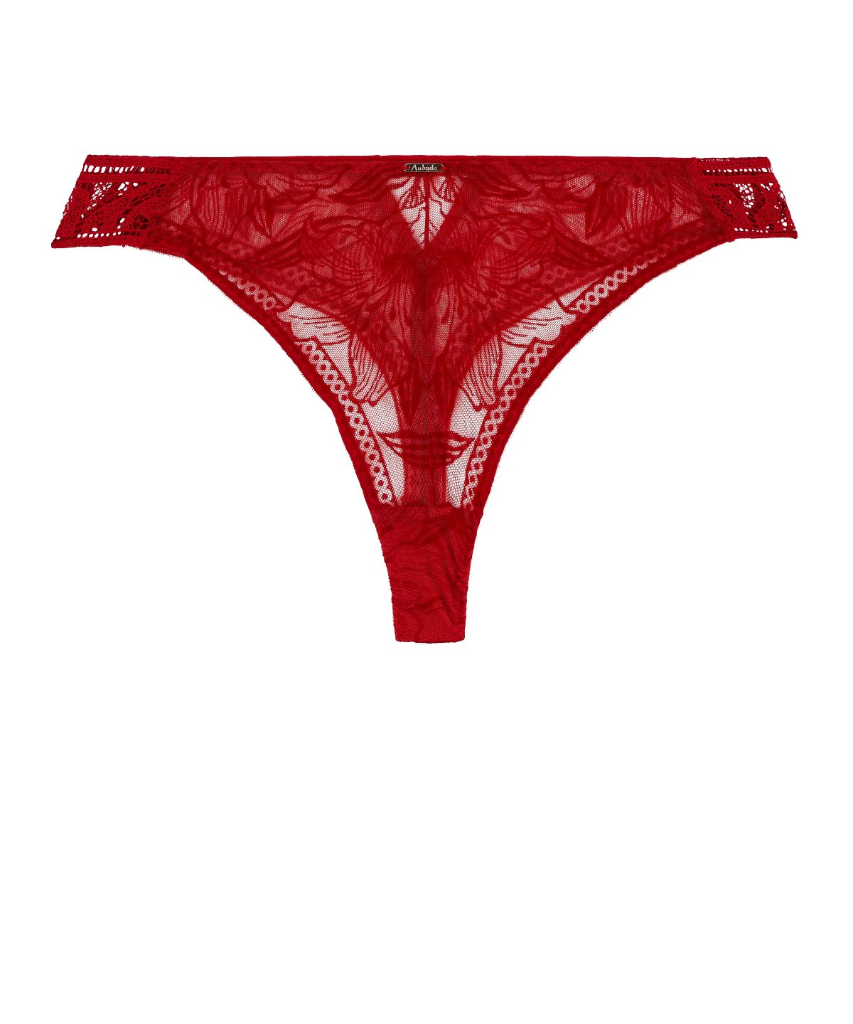 aubade-c-ur-corps-tanga-rouge-rebelle image 1