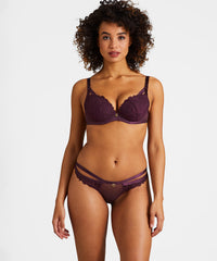 aubade-femme-passion-push-up-moul-wineberry image 2