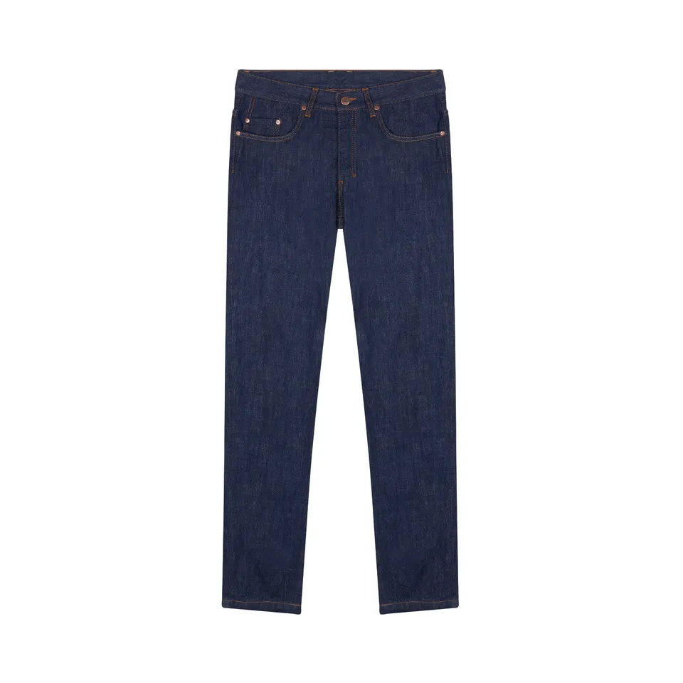 atelier-tuffery-jean-homme-droit-ajust-brut-bio-alphonse-indigo image 1