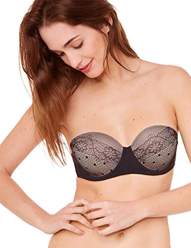 darjeeling-secrete-soutien-gorge-bretelles-amovibles-femme-noir-80c image 3