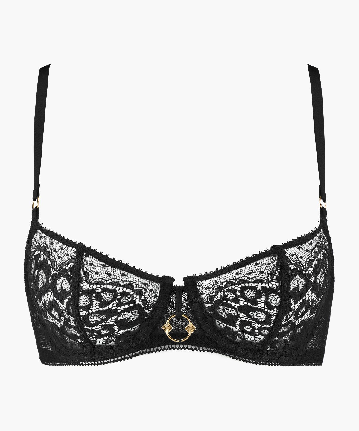 aubade-illusion-fauve-soutien-gorge-corbeille-avec-armatures-black image 3