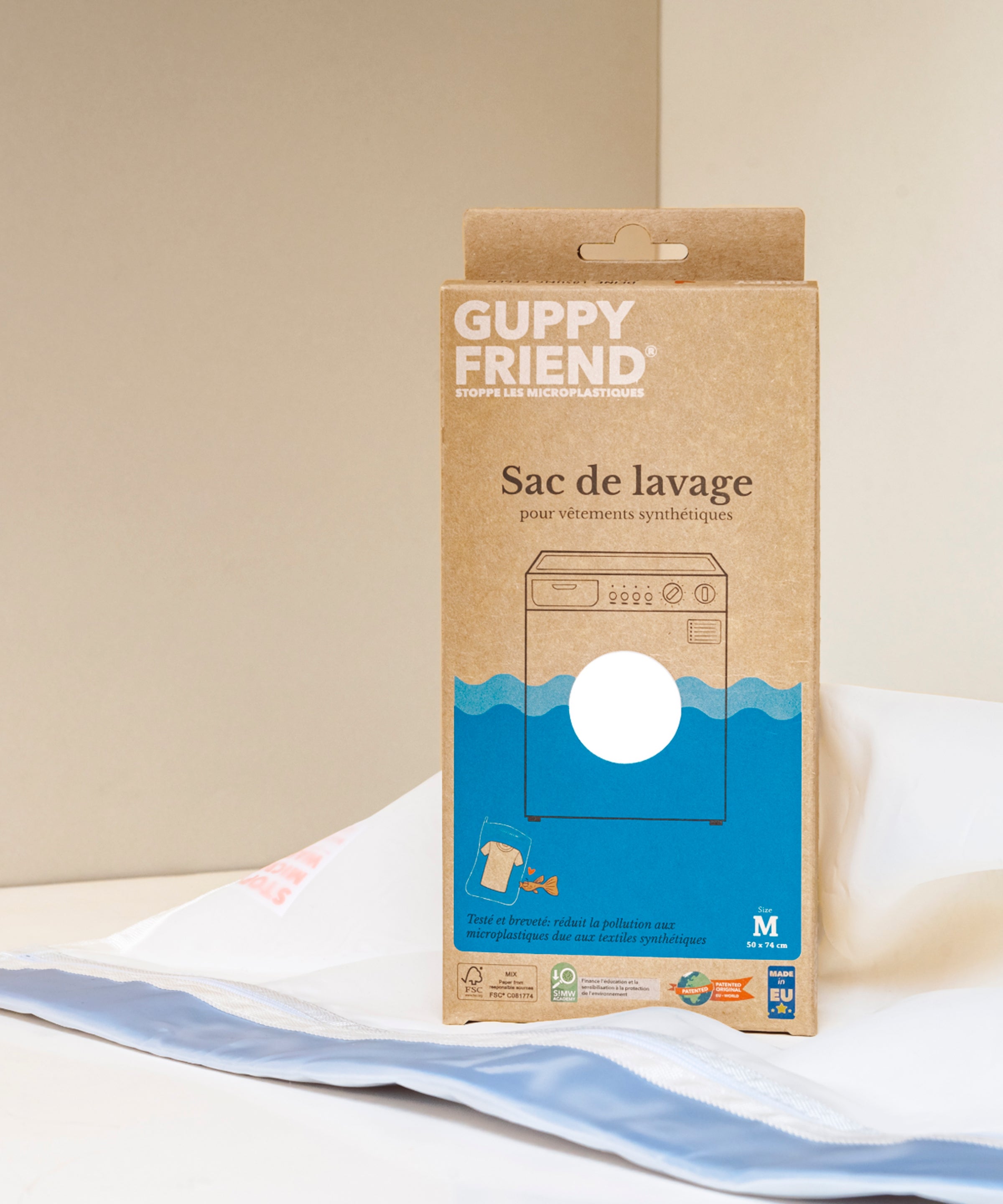 aubade-guppyfriend-sac-de-lavage-accessoire-blanc image 2