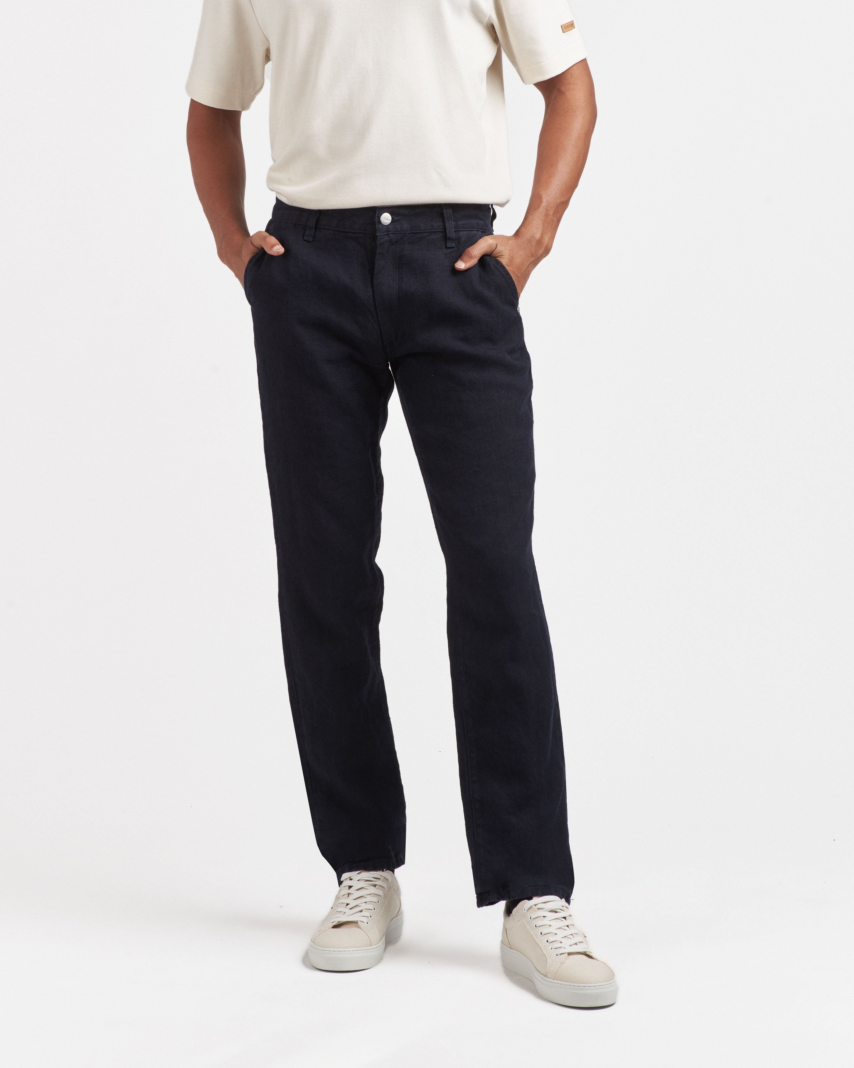 atelier-tuffery-ernest-chino-homme-droit-ajust-en-lin-fran-ais image 2