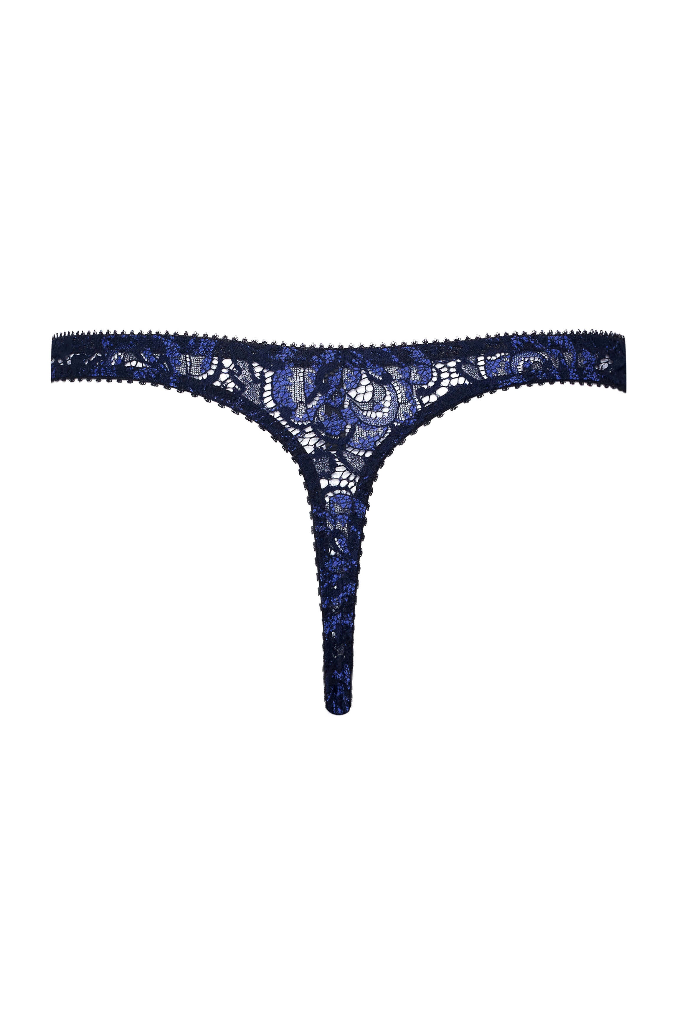cadolle-cathy-string-dentelle-mezzo-bleu-nuit image 2