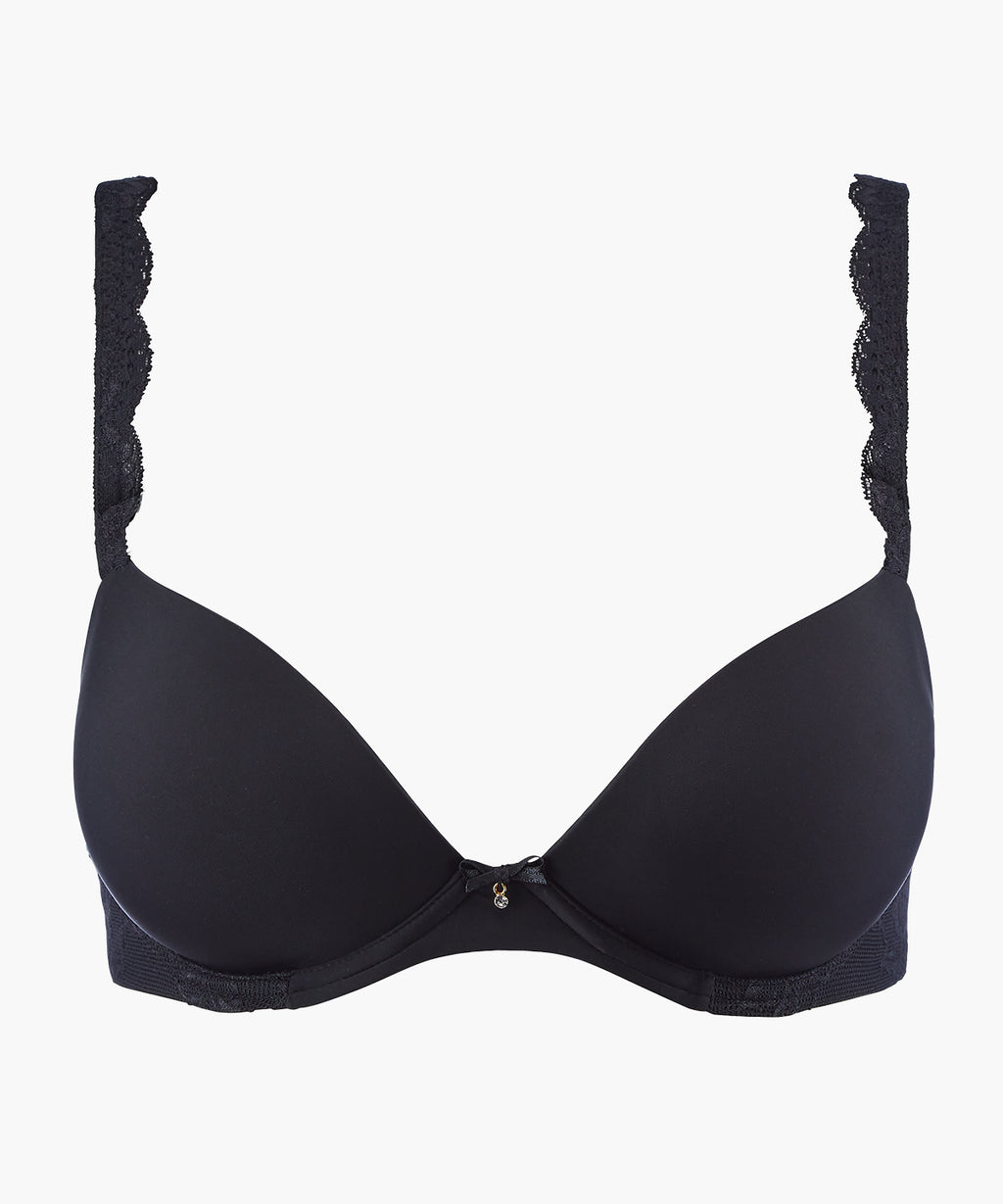 aubade-sweetessence-soutien-gorge-bandeau-push-up-noir image 1