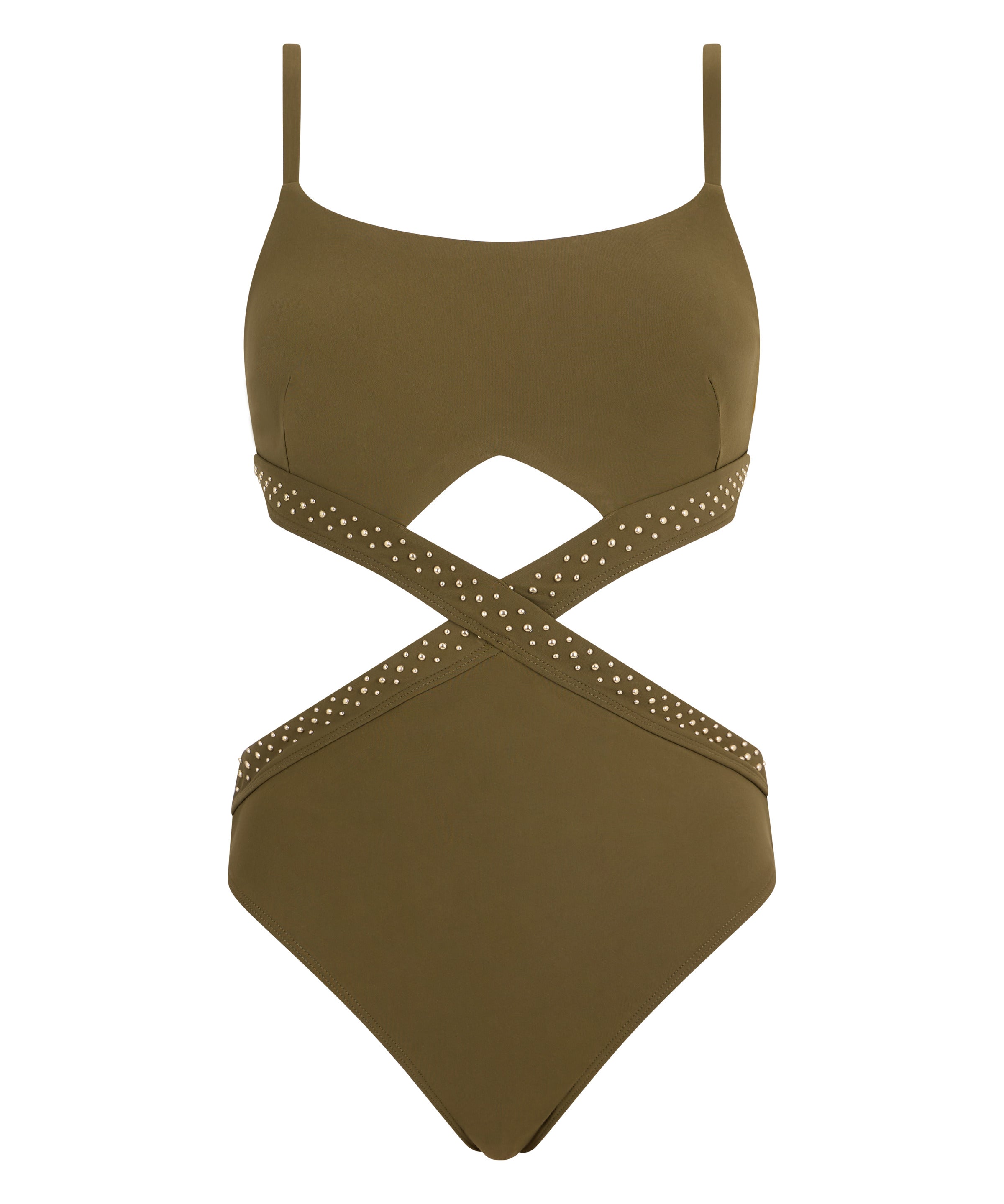 aubade-summer-stars-trikini-khaki image 5