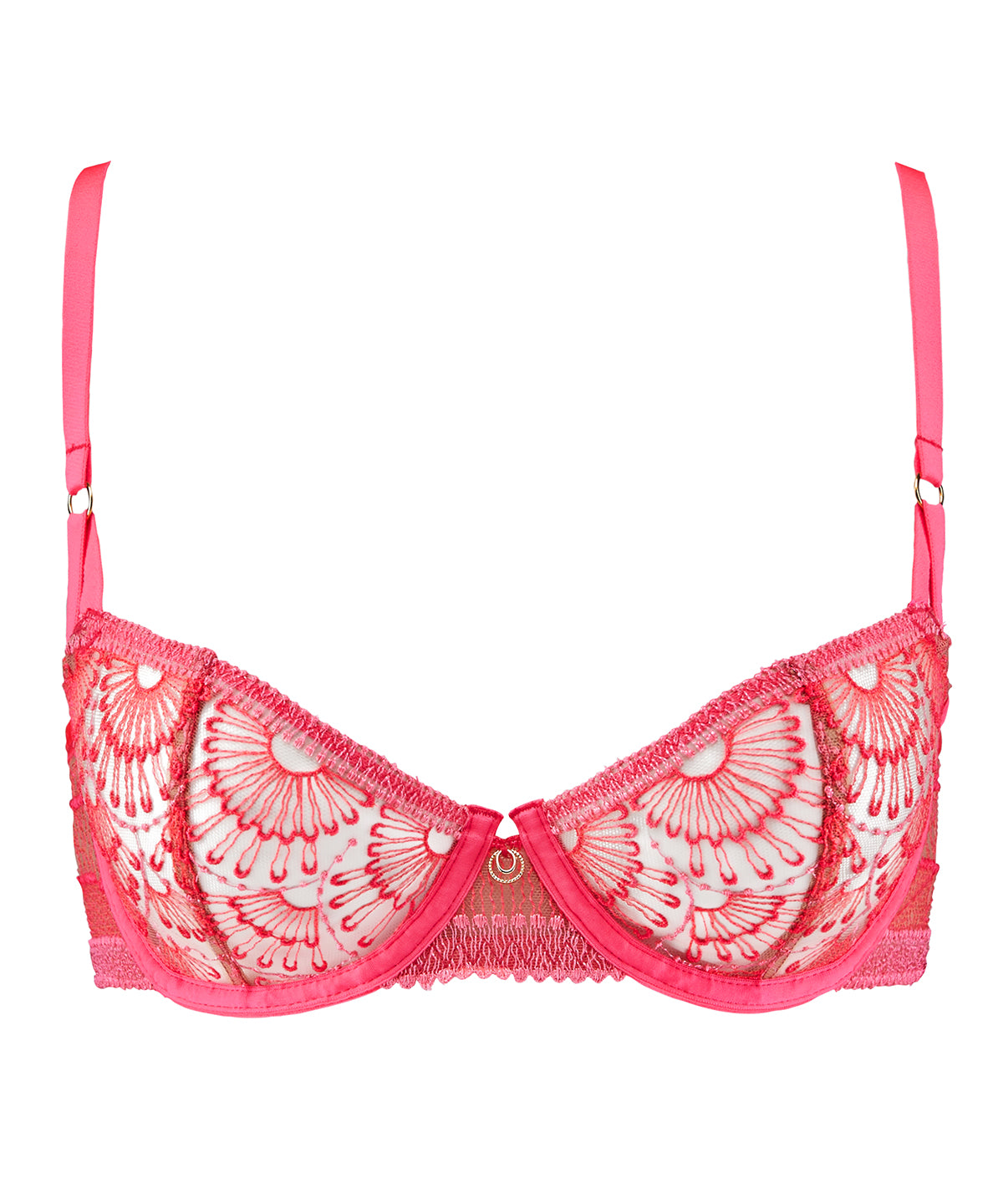 aubade-pure-vibration-soutien-gorge-corbeille-armatures-pink-flash image 1