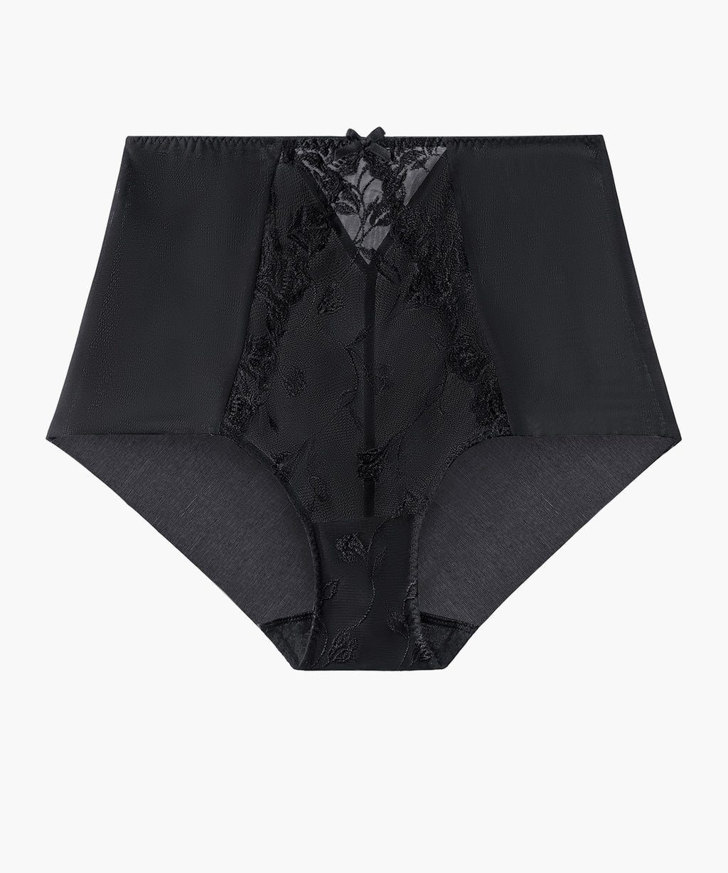 aubade-softessence-slip-taille-haute-noir image 1