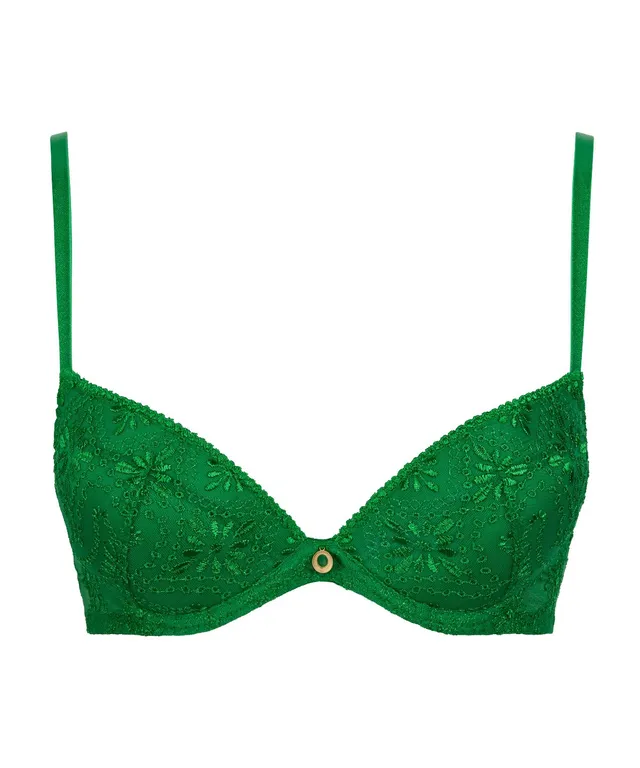 aubade-losing-my-mind-soutien-gorge-push-up-plunge-green-island image 1