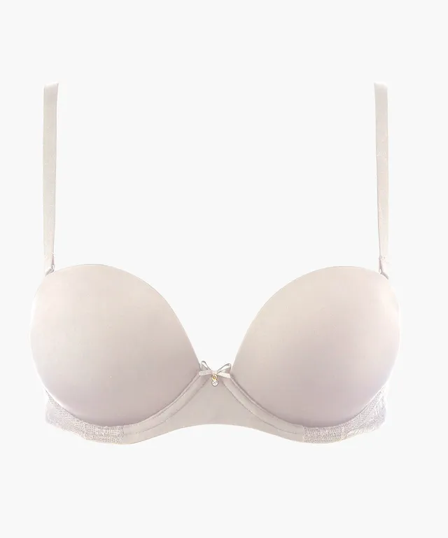 aubade-sweetessence-soutien-gorge-bandeau-plongeant-nude-skin image 1