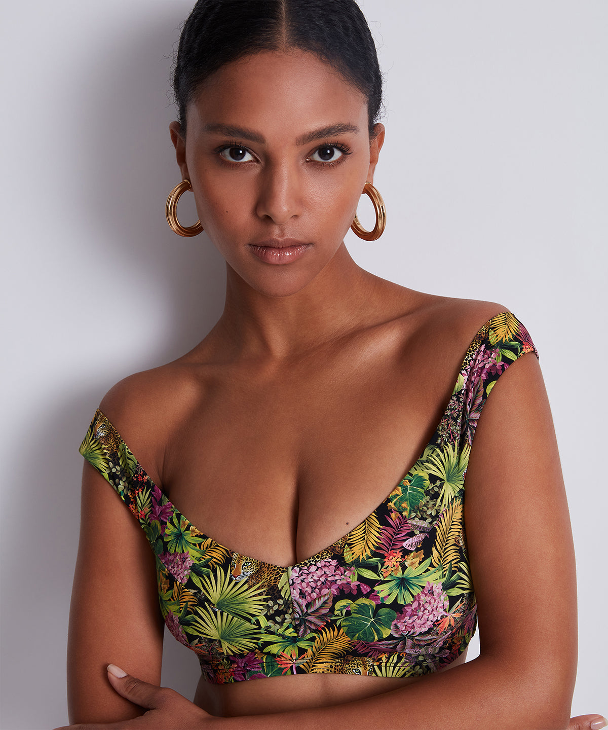 aubade-exotic-fever-haut-maillot-brassi-re-deep-forest image 2