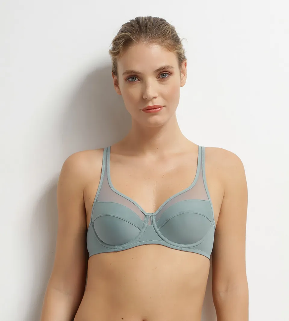 dim-generous-soutien-gorge-embo-tant-microfibre-tulle-sauge image 1