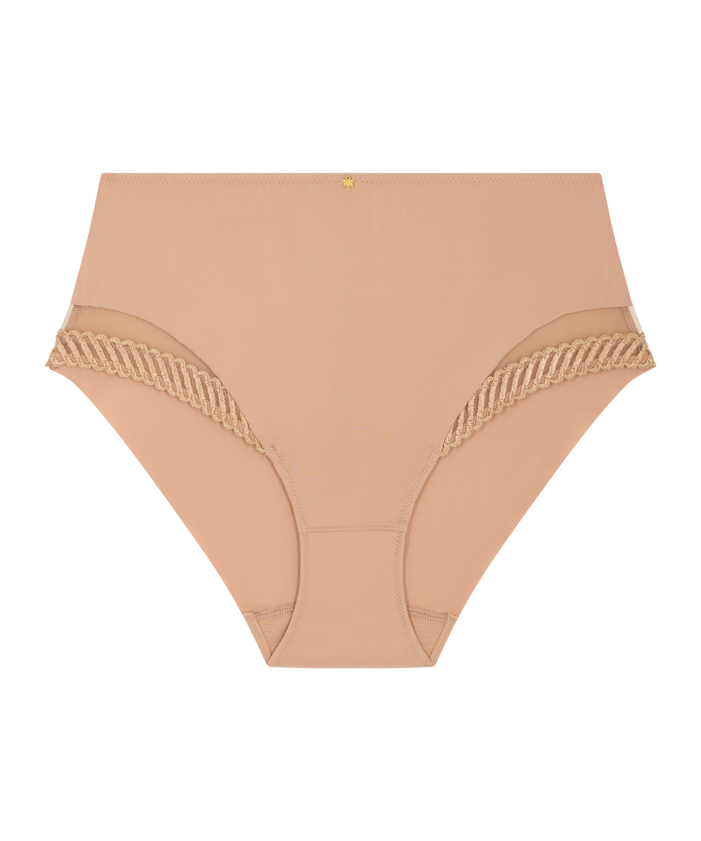 aubade-sheer-emotion-culotte-taille-haute-sand-lingerie-fran-aise-beige-seconde- image 1