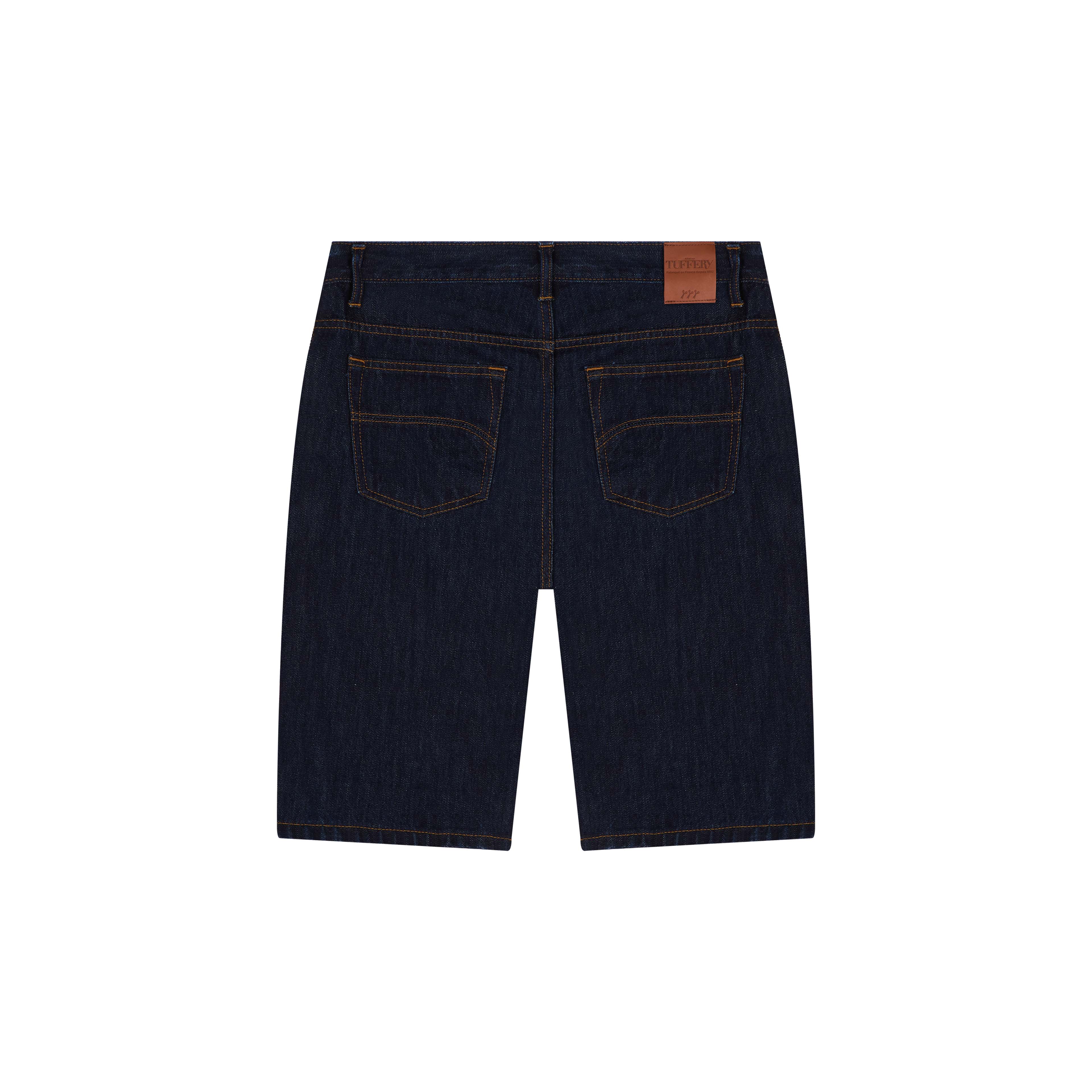 atelier-tuffery-short-homme-en-jean-brut-marius-coupe-droite image 3