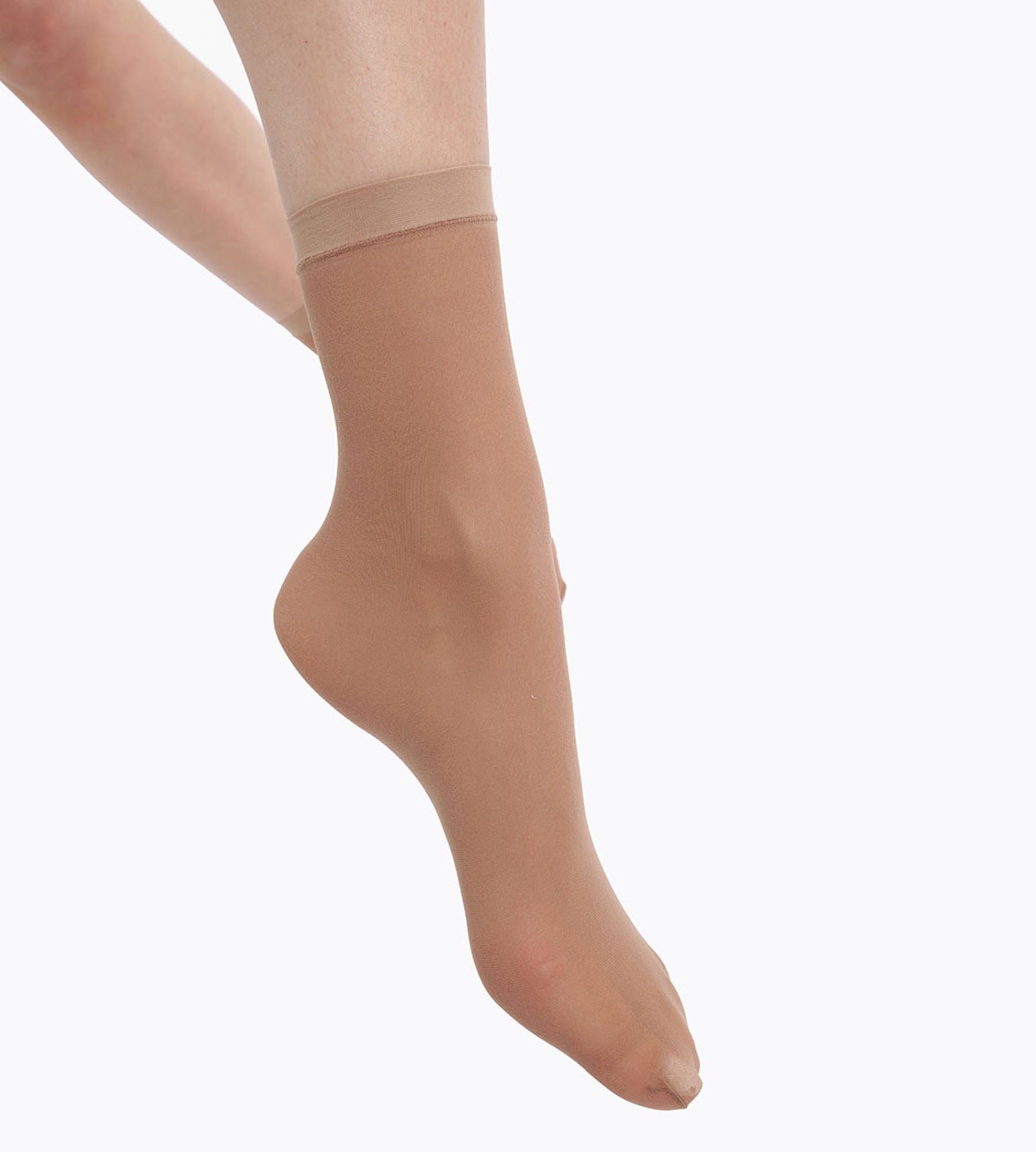 dim-ecodim-lot-de-4-socquettes-daim-semi-opaques-30d-femme image 2