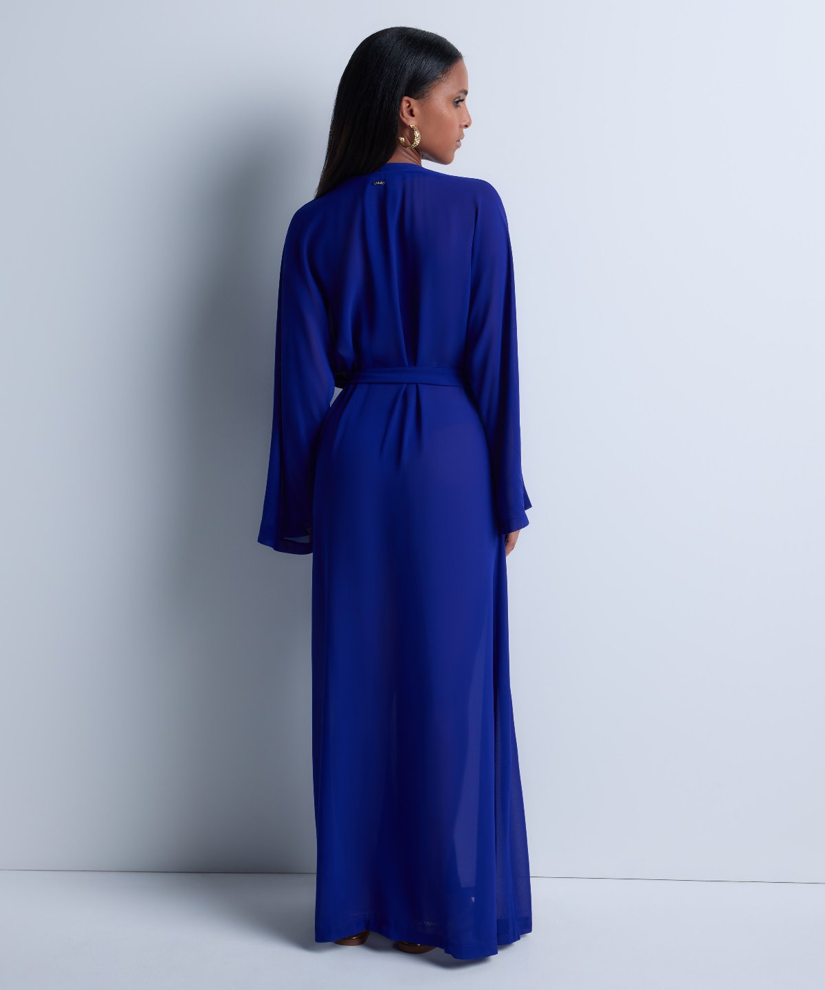 aubade-beach-walk-kimono-long-bleu-ultramarine image 4