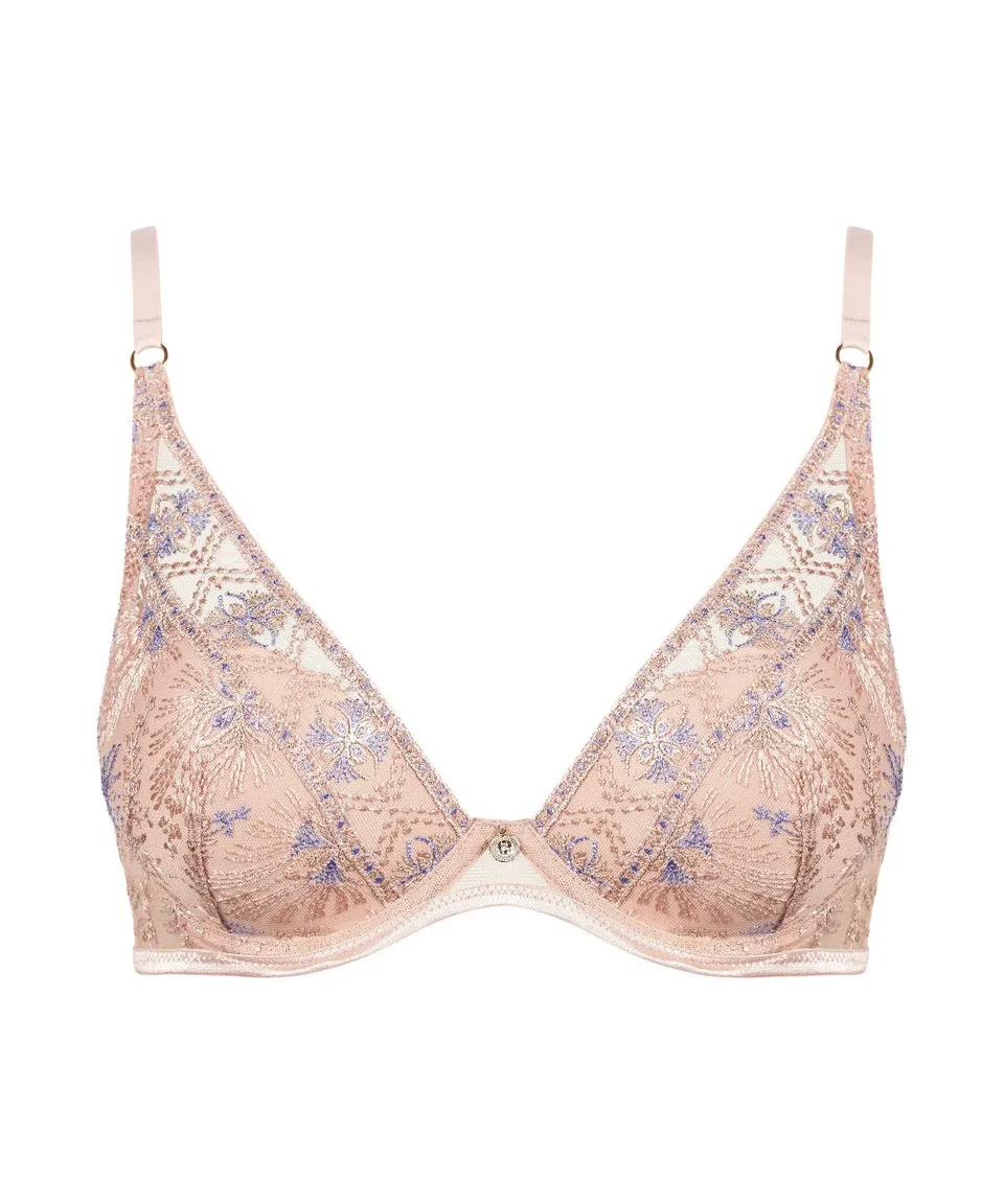 aubade-sound-of-heart-soutien-gorge-plunge-lavender-aura image 1