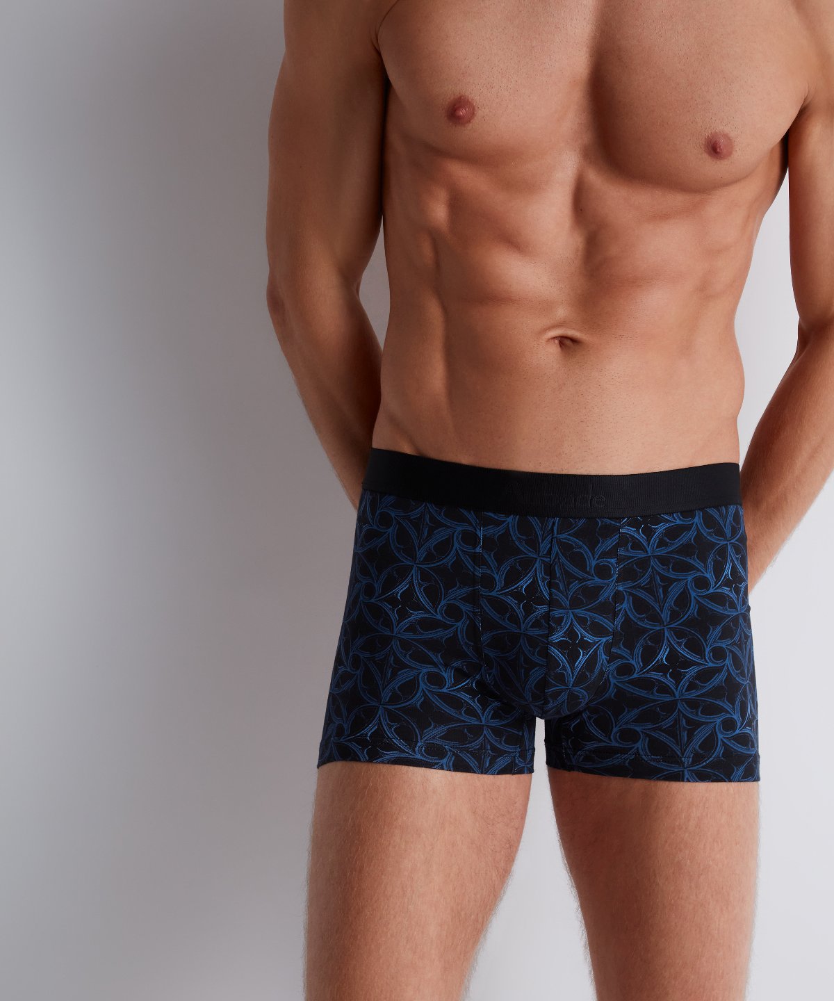 aubade-homme-boxer-gothic-coton-bio-noir image 3