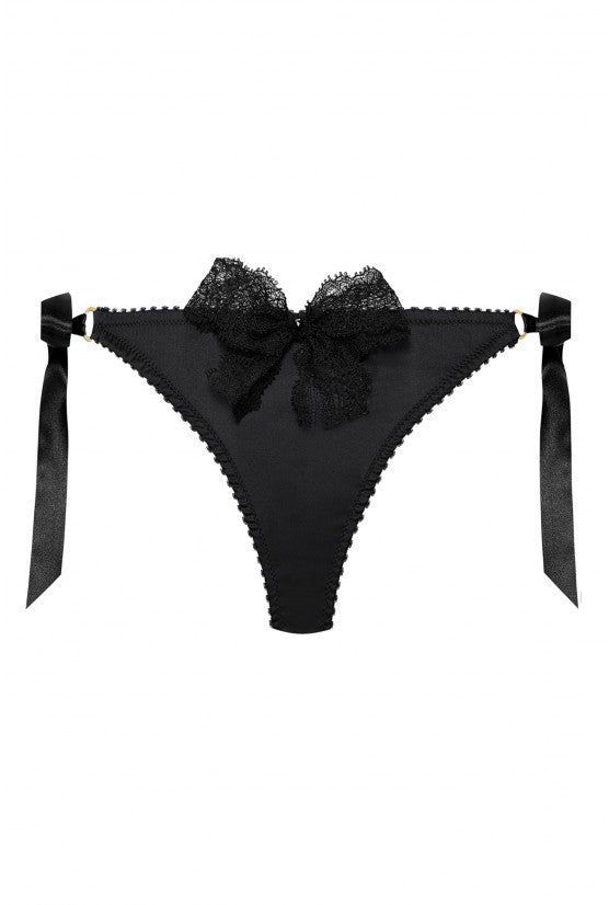 cadolle-geisha-culotte-satin-noir-n-uds-en-dentelle image 3
