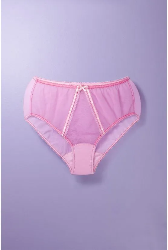 cadolle-culotte-haute-tulle-rose-satin-doubl-tulle image 1