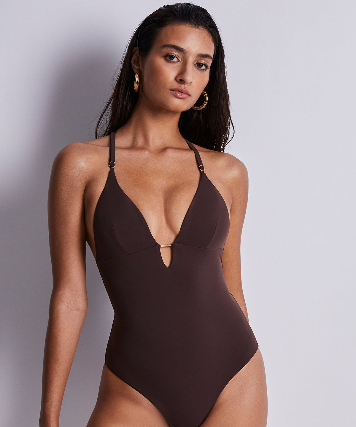 aubade-gipsy-muse-maillot-une-pi-ce-henna-triangle-dos-macram image 4