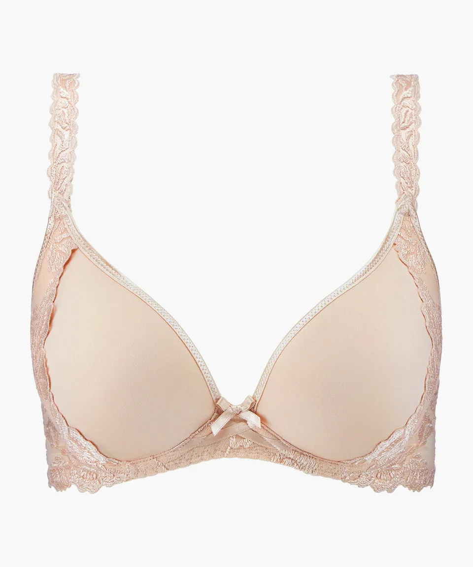 aubade-softessence-soutien-gorge-plongeant-spacer-skin-nude image 1
