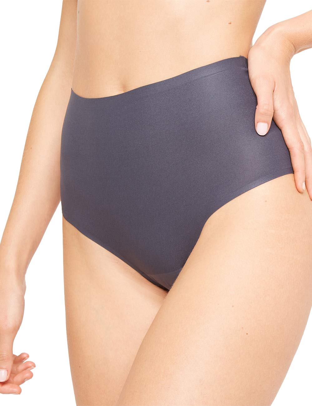 darjeeling-culotte-haute-soft-stretch-femme-gris-taille-unique image 1