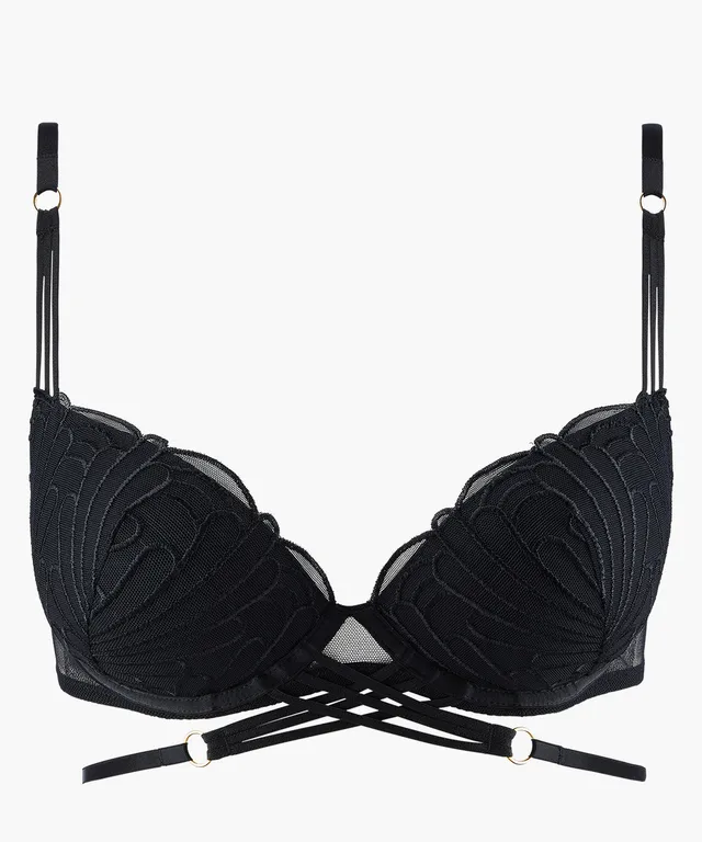 aubade-l-indomptable-soutien-gorge-moul-push-up-plongeant-afterdark image 1
