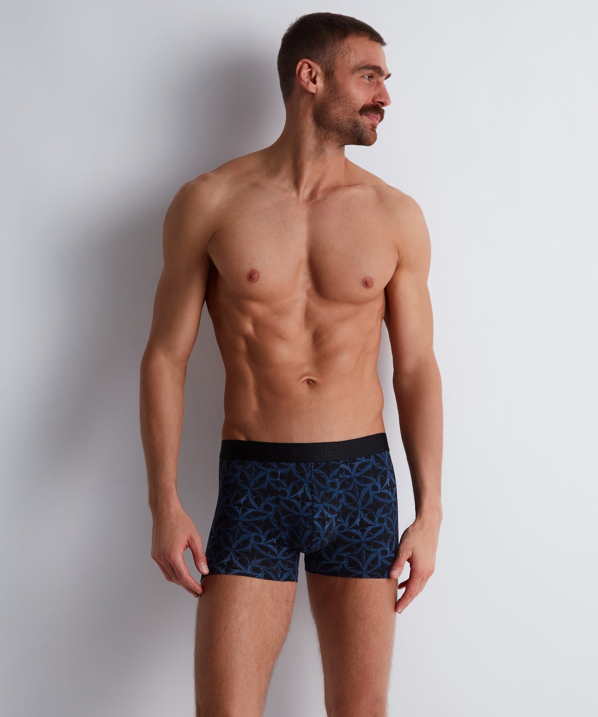 aubade-homme-boxer-gothic-coton-bio-noir image 2