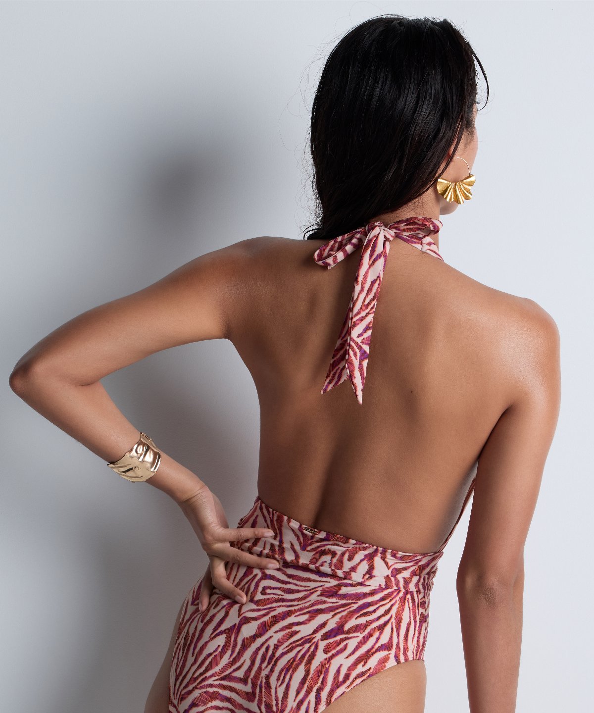 aubade-feline-energy-maillot-1-pi-ce-pink-tiger image 5