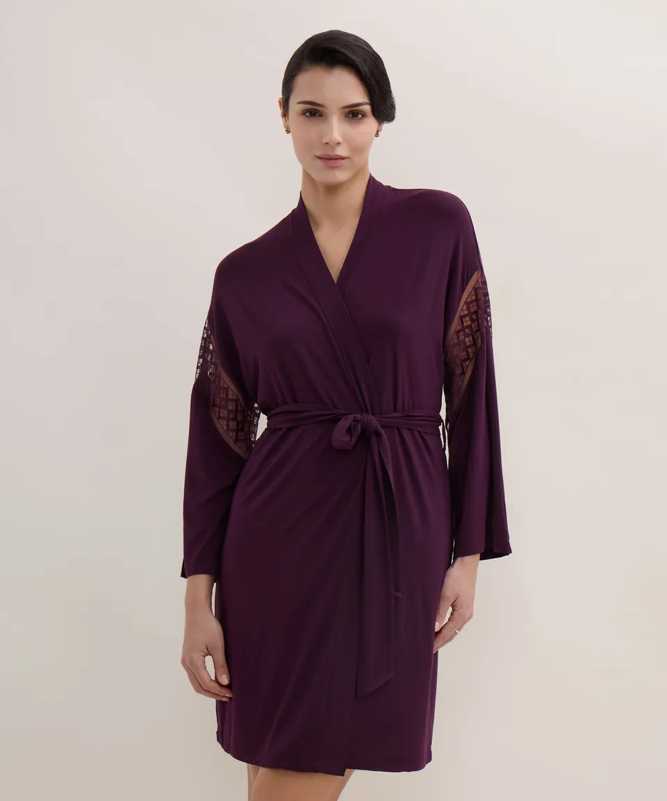 aubade-sweet-obsession-kimono-deep-berry image 1