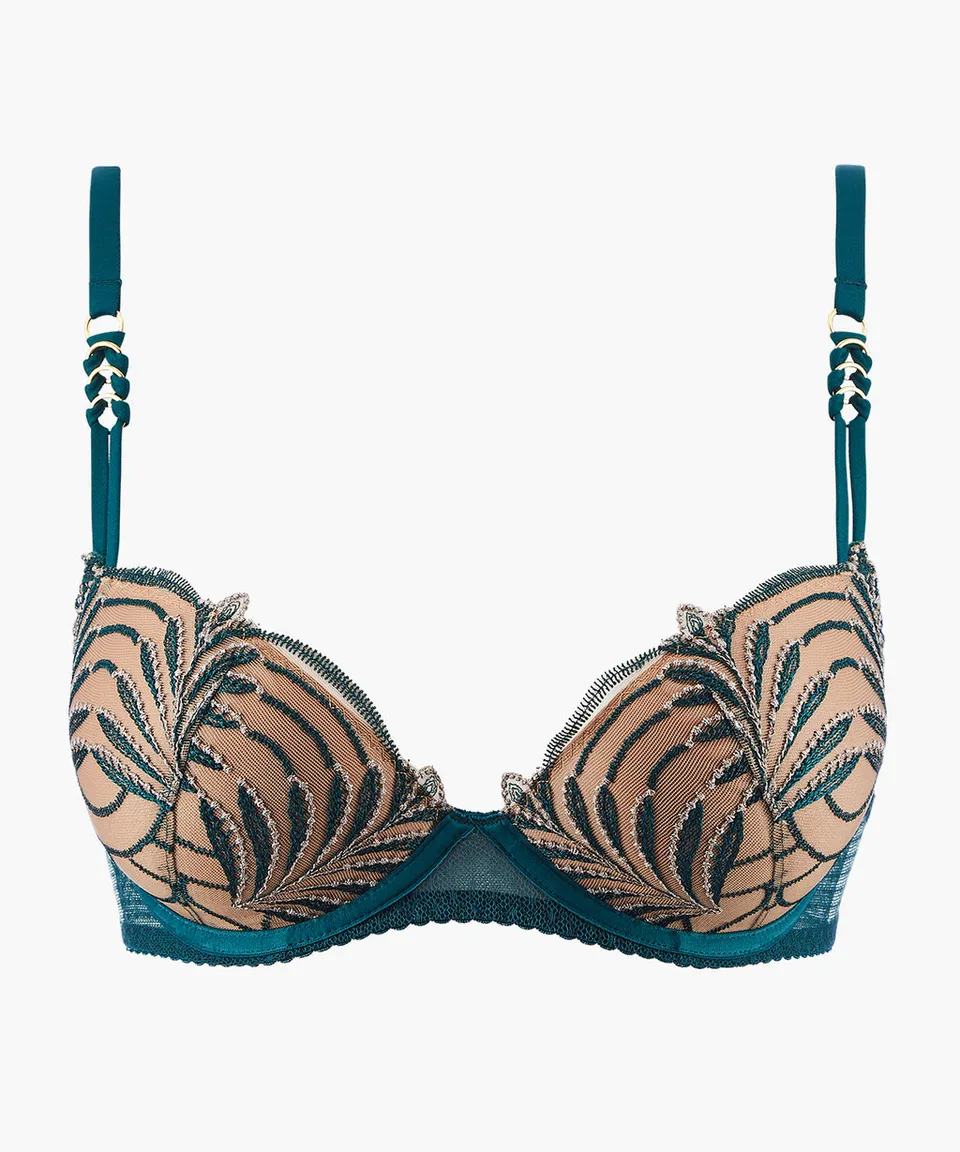 aubade-hypnolove-push-up-moul-evergreen-broderie-graphique image 1