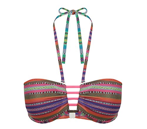 darjeeling-bolivie-maillot-de-bain-bandeau-femme-orange-36 image 2