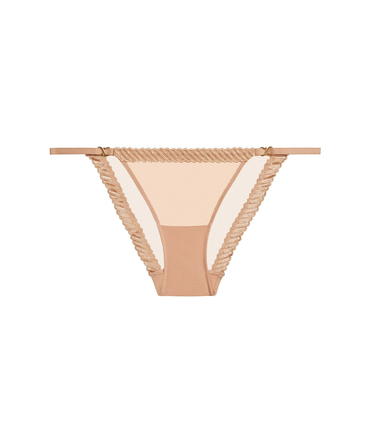 aubade-sheer-emotion-culotte-taille-basse-sand-en-tulle-et-broderie image 2