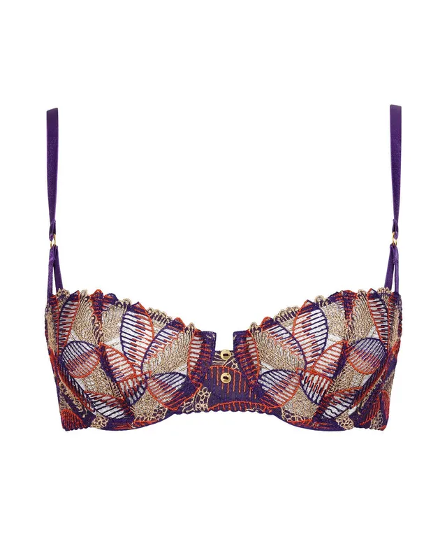 aubade-life-celebration-soutien-gorge-demi-bonnet-violet-vif image 1