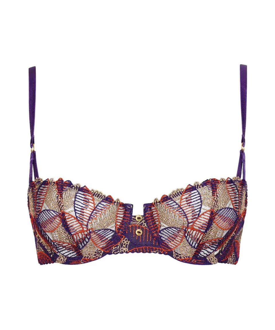 aubade-life-celebration-soutien-gorge-demi-bonnet-violet-vif image 1