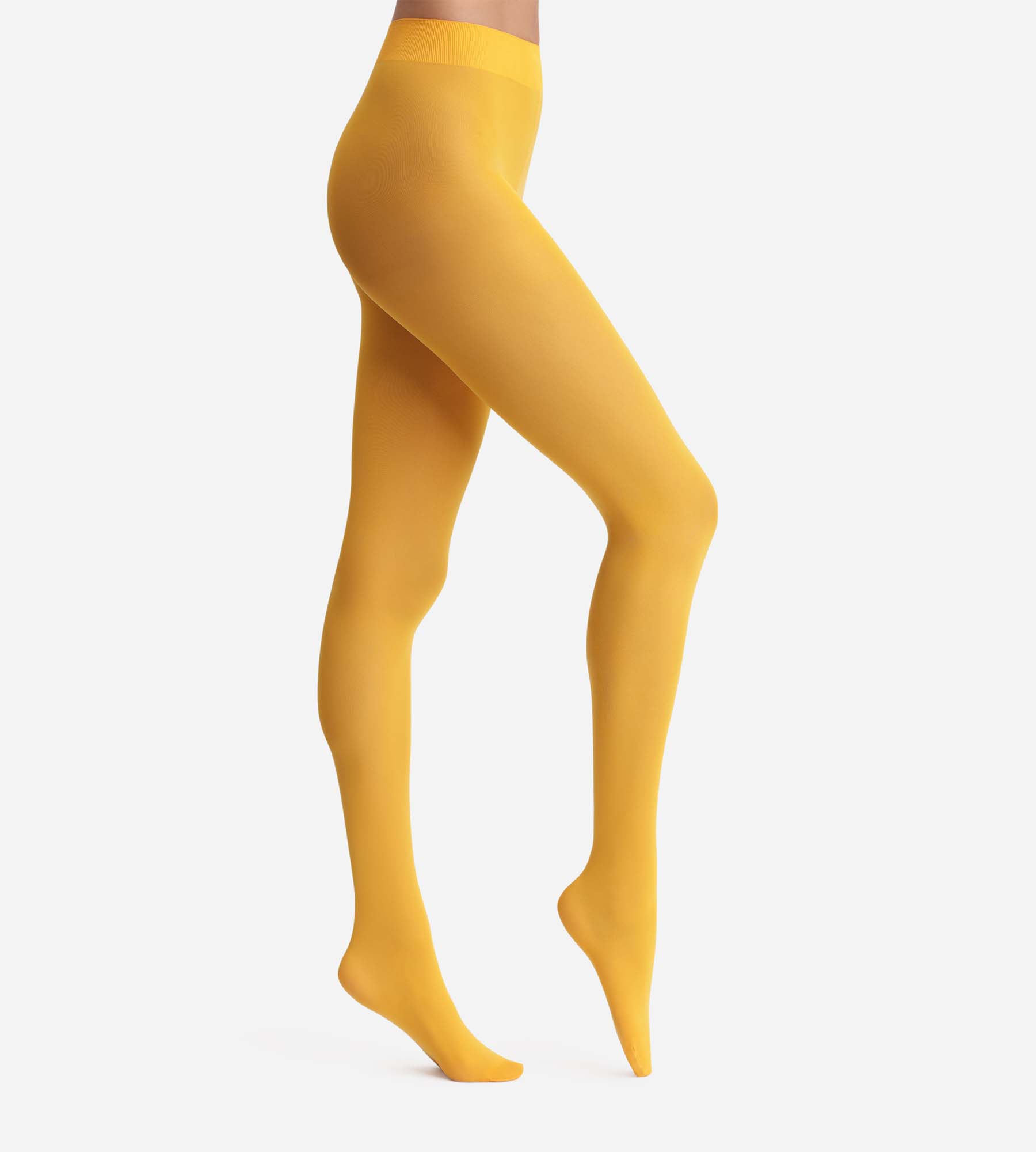 dim-x-in-s-de-la-fressange-collant-opaque-50d-jaune-radiant image 1