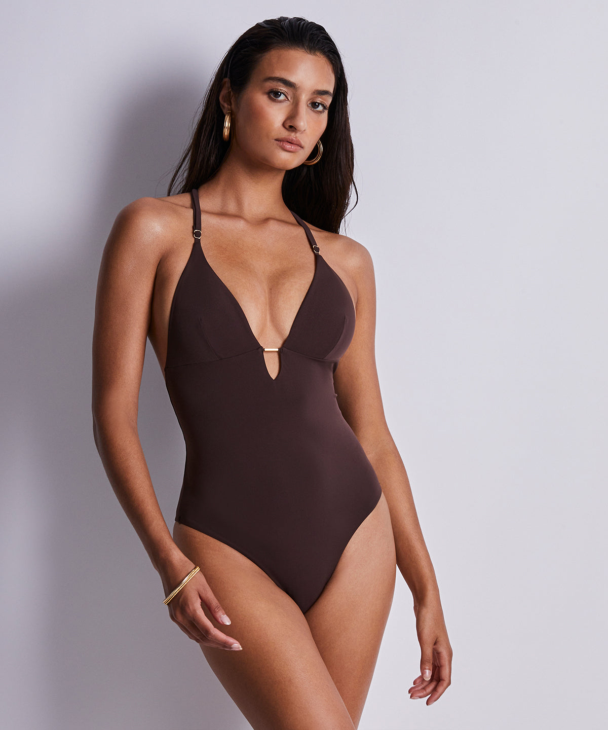 aubade-gipsy-muse-maillot-une-pi-ce-henna-triangle-dos-macram image 5