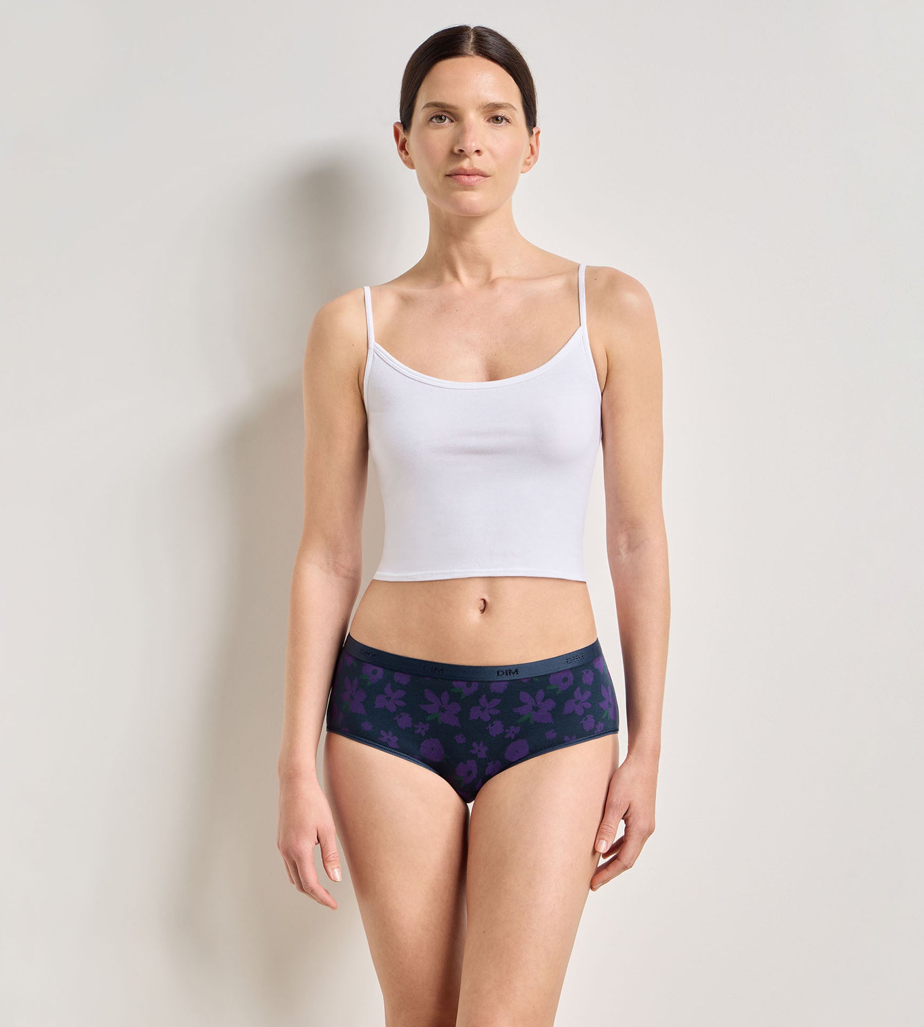 dim-les-pockets-coton-lot-de-3-shortys-floral-chic image 3