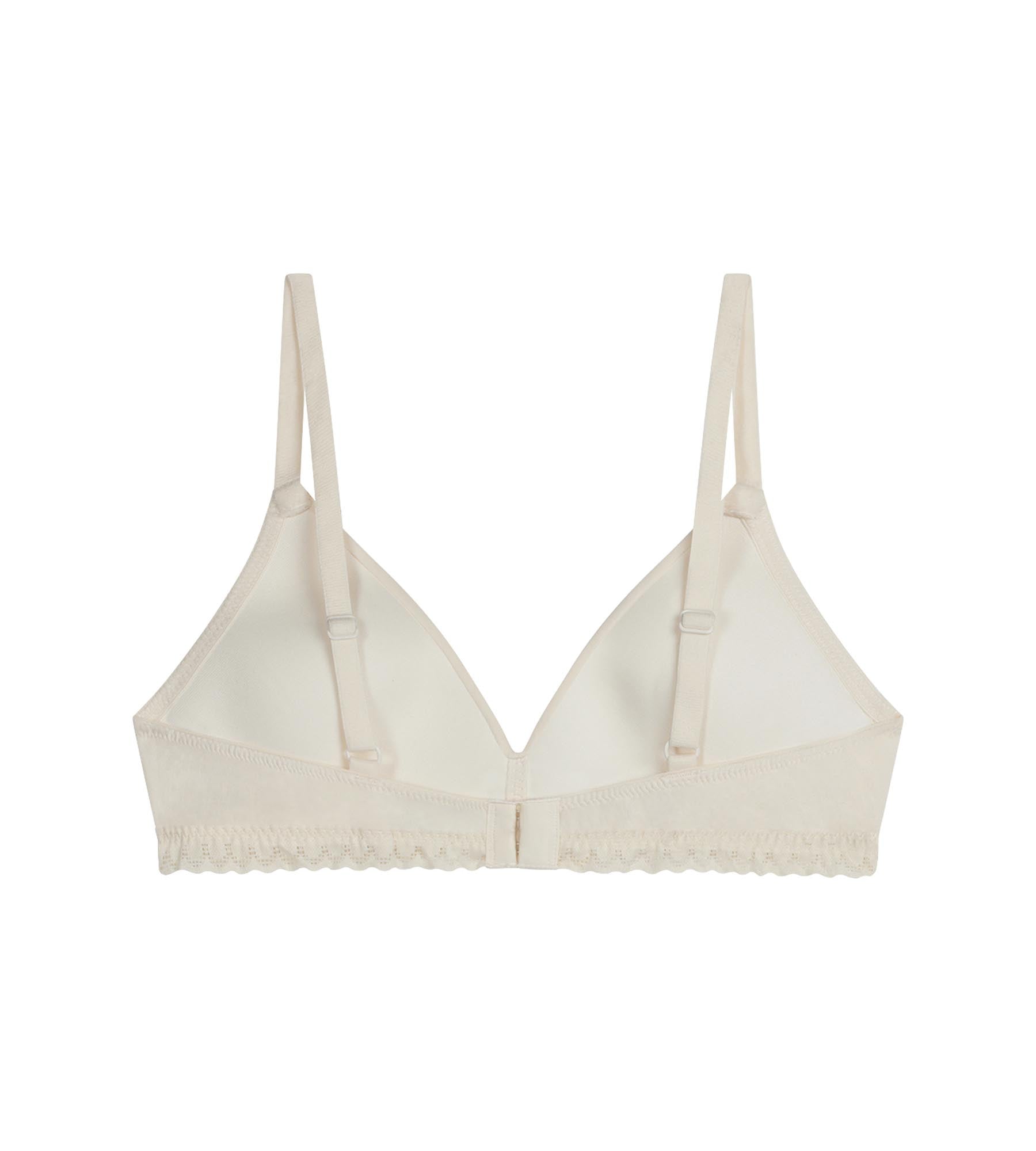 dim-daily-soutien-gorge-ado-sans-armature-ivoire-microfibre-dentelle image 2