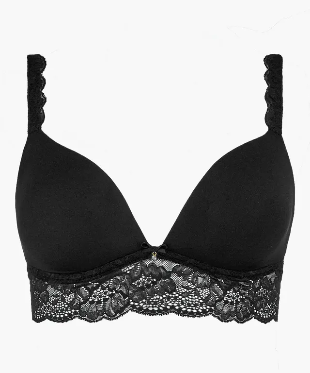 aubade-sweetessence-soutien-gorge-triangle-sans-armature-noir image 1