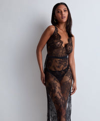 aubade-histoire-d-un-soir-nuisette-longue-black image 3