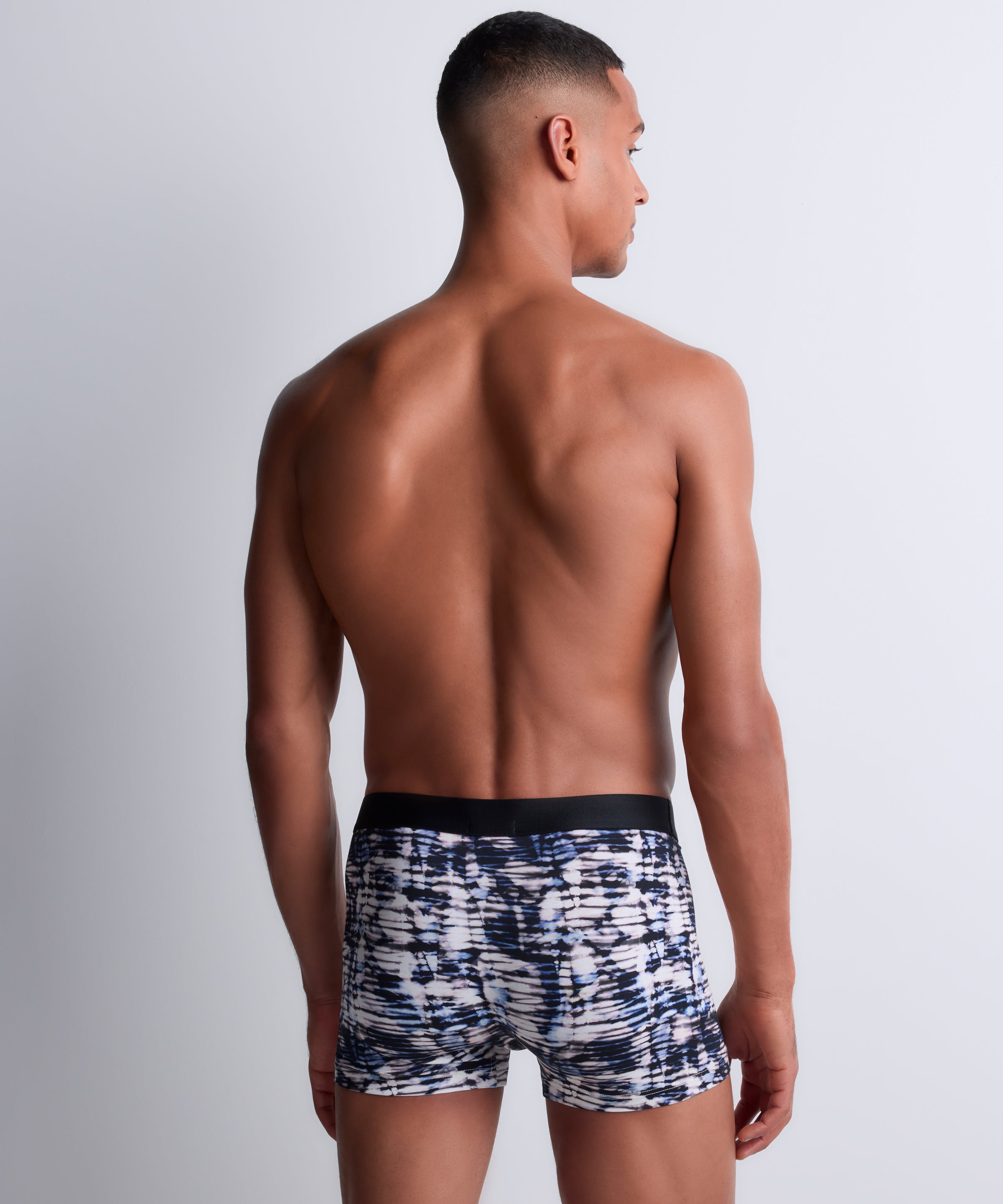 aubade-homme-boxer-aqua-vibrations-bleu-ikat-gots image 4